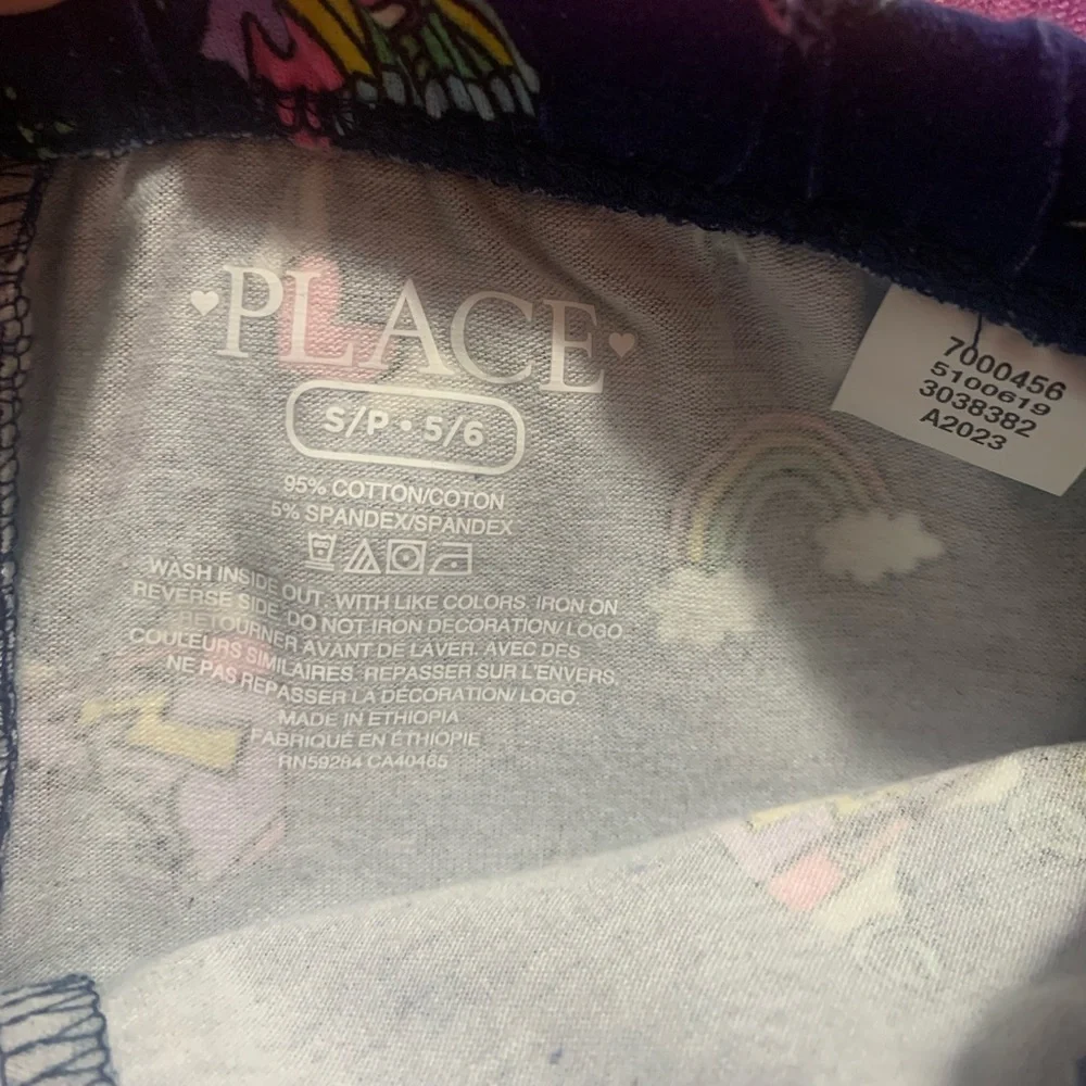 The Children’s Place Kids Unicorn Print Leggings - Navy 5/6